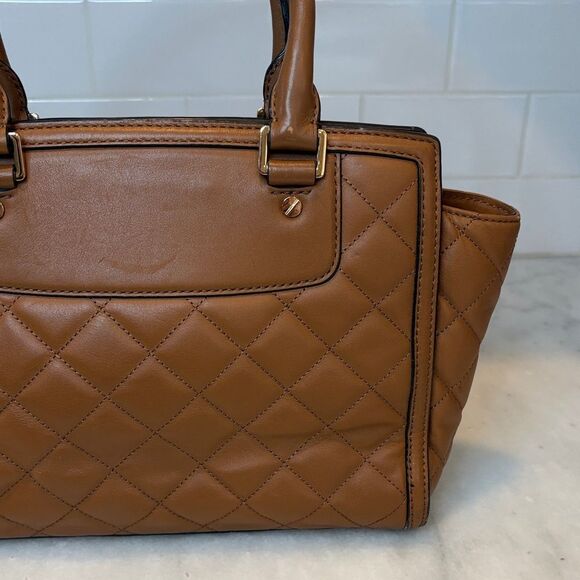Michael Kors Selma Quilted Leather Satchel - Picture 6 of 16